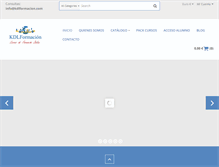 Tablet Screenshot of kdlformacion.com